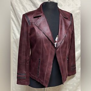 VEX faux suede Moto jacket
